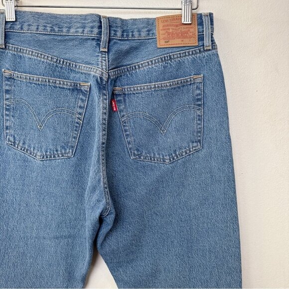 Levi's Womens 29 501 Original Fit Straight Fit Jeans - Picture 14 of 16